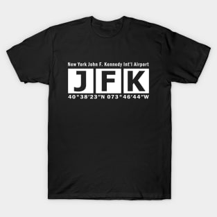 JFK Airport, New York John F. Kennedy International Airport T-Shirt